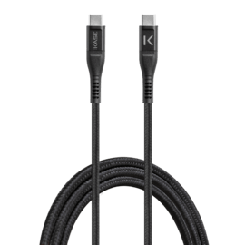 C&acirc;ble USB-C vers USB-C renforc&eacute; 100W chargement rapide/Sync (1M)