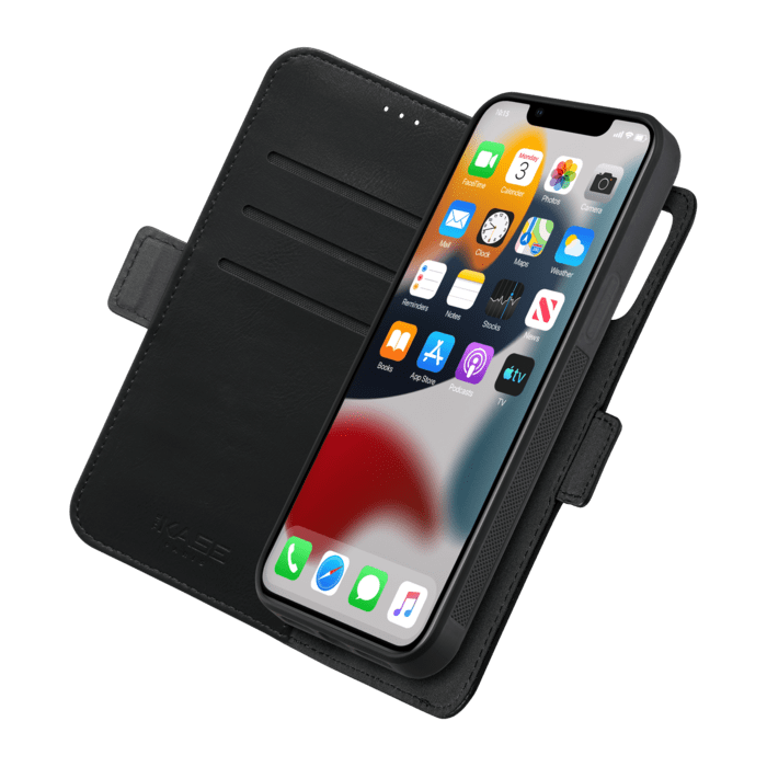 Robust 2-in-1 Magnetic Wallet & Case for Apple iPhone 13 Pro Max, Onyx Black