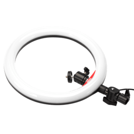 Anneau Lumineux Selfie &agrave; LED & Microphone