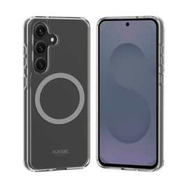 Coque antichoc magn&eacute;tique invisible Fabriqu&eacute; Avec du 75% Plastique Recycl&eacute; pour Samsung Galaxy S25+ 5G, Transparente