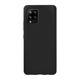 Coque en Gel de Silicone Doux pour Samsung Galaxy A42 5G, Noir satin