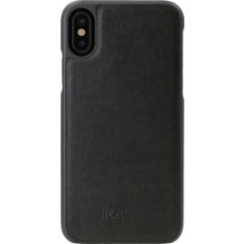 Case Magnetic Genuine Leather Case for Apple iPhone X/XS, Black