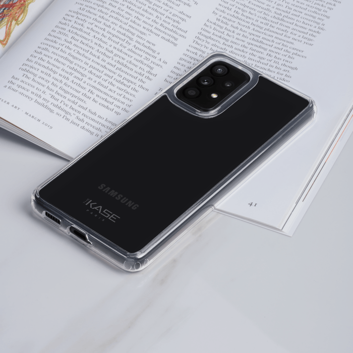 Coque hybride invisible pour Samsung Galaxy A53 5G 2022, Transparente