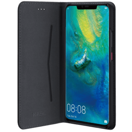 Case Folio Flip case with card slot & stand for Huawei Mate 20 Pro, Black