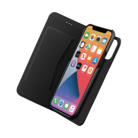 &Eacute;tui et Coque slim magn&eacute;tique 2-en-1 GEN 2.0 pour Apple iPhone 12/12 Pro, Noir