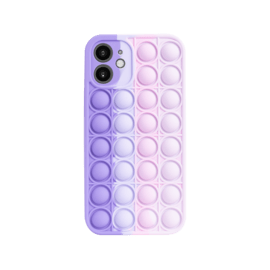 Coque Popping Bubble pour Apple iPhone 12 mini, Bleu Vert