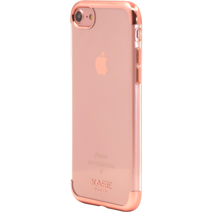 &Eacute;tui m&eacute;tallique invisible pour Apple iPhone 6/6s/7/8/SE 2020, rose