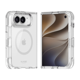 Coque antibact&eacute;rienne antichoc magn&eacute;tique invisible Fabriqu&eacute; Avec du 75% Plastique Recycl&eacute; pour Apple iPhone Duo, Transparente