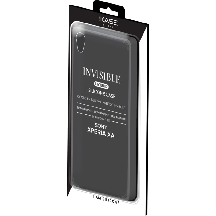 Coque en hybride invisible pour Sony Xperia XA, Transparent