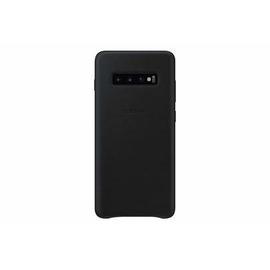 Coque en cuir Noir pour Galaxy S10+