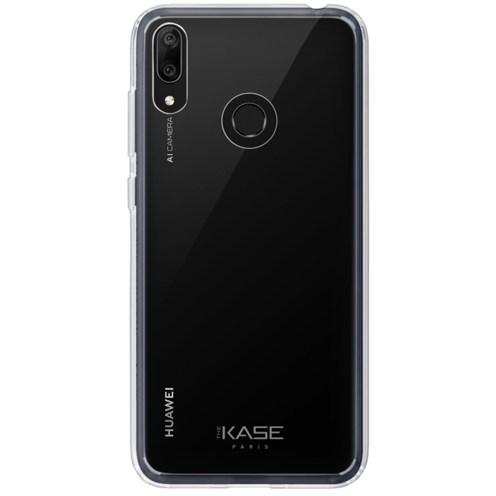 Coque hybride invisible pour Huawei Y7 2019, Transparent