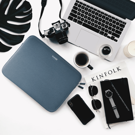 Dynamics Housse ordinateur portable en n&eacute;opr&egrave;ne pour Macbook 13', Gris Dauphin