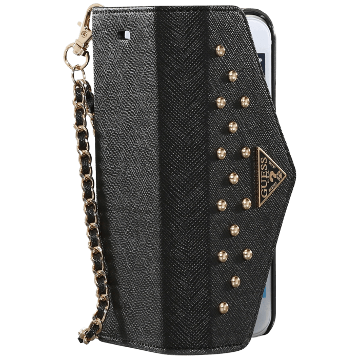 (P) Guess Pochette Clout&eacute;e pour Apple iPhone 6/6s, Noir