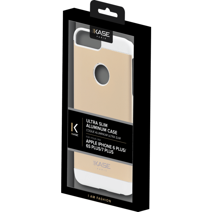Etui en aluminium Ultra Slim pour Apple iPhone 6 Plus / 6s Plus / 7 Plus , Champagne Gold
