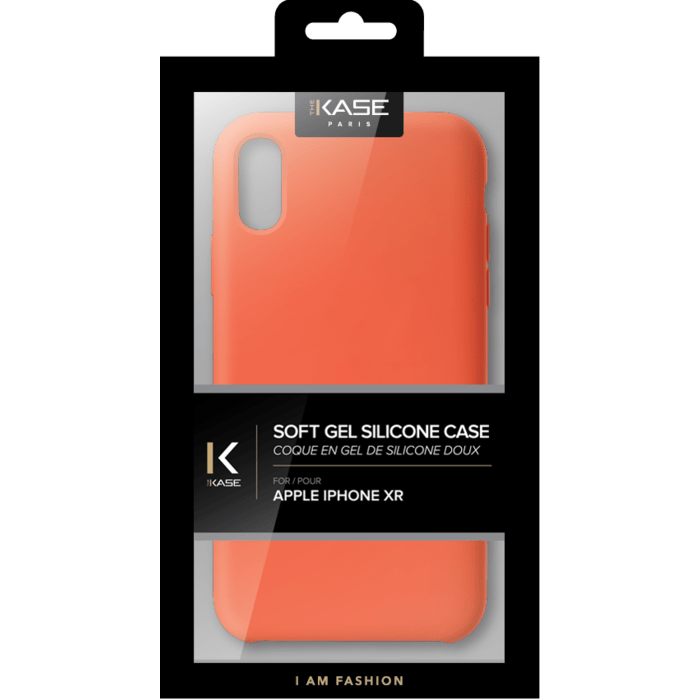 Soft Gel Silicone Case for Apple iPhone XR, Spicy Orange