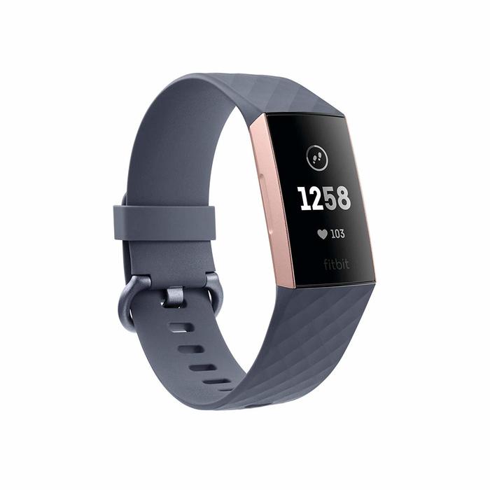 FITBIT CHARGE 3 ROSE GOLD / BLUE GREY