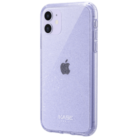 Coque hybride &eacute;tincelante invisible pour iPhone Apple 11, Violet