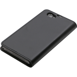 Coque clapet avec pochettes CB pour Sony Xperia Z1 Compact, Noir