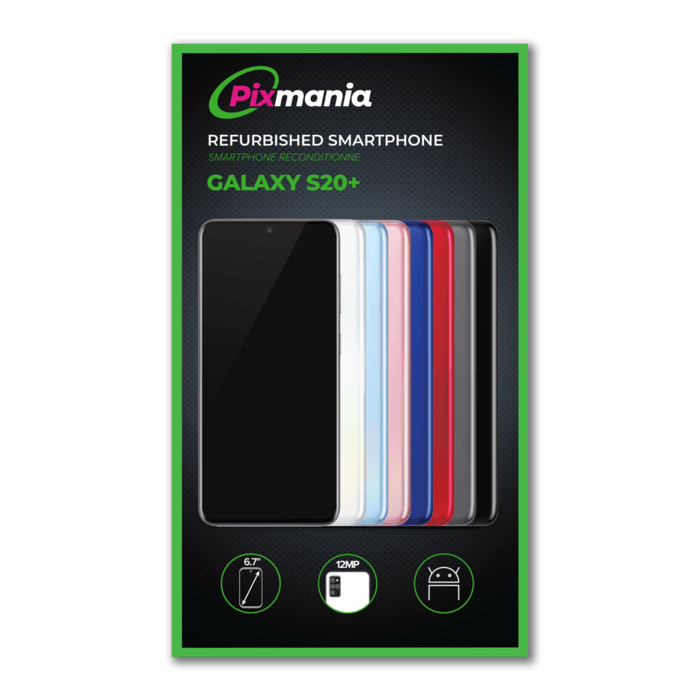 Galaxy S20+ 5G reconditionn&eacute; 128 Go, Noir Cosmique, d&eacute;bloqu&eacute;