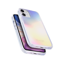 Coque hybride invisible iridescente pour Apple iPhone 12 mini, Iridescente