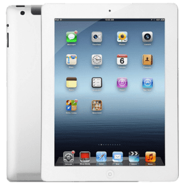 iPad (4th generation) Wifi+4G reconditionné 32 Go, Blanc, débloqué