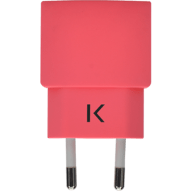 Case Universal Mono USB Charger (EU) 1A, Coral