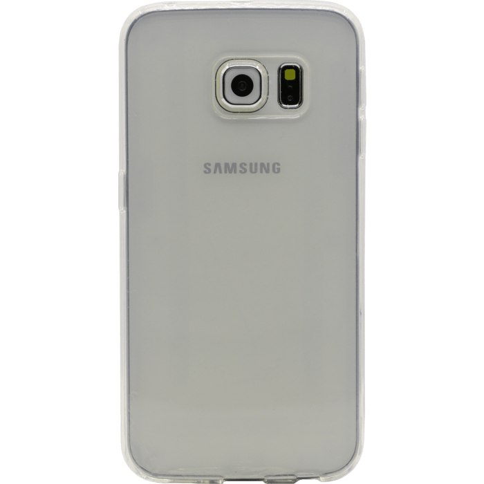 Coque silicone pour Samsung Galaxy S6 Edge, Transparent