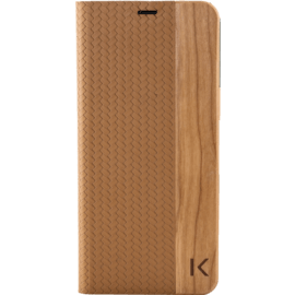 Case Flip case for Samsung Galaxy S8, Brown & Natural Cherry Wood