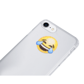 Case Swarovski&reg; Emoji Crystal Sticker, Laugh Out Loud LOL