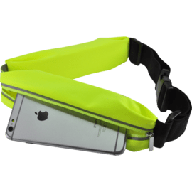 Ceinture de Sport Universelle avec 2 poches, Noen jaune