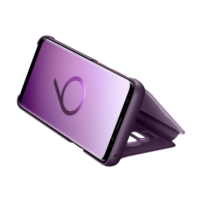 Clear View cover avec fonction Stand Violet Galaxy S9