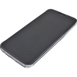 Coque Clapet Slim avec pochette CB pour Samsung Galaxy S6 Edge, Noir