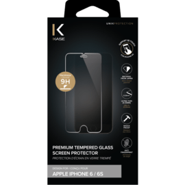 Case Premium Tempered Glass Screen Protector for Apple iPhone 6/6s, Transparent