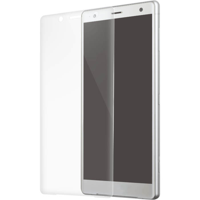 Protection d'écran en verre trempé Bord à Bord Incurvé pour Sony Xperia XZ2 Compact, Transparent