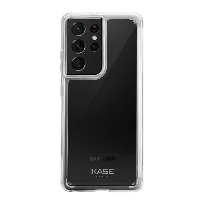 Coque hybride invisible pour Samsung Galaxy S21 Ultra 5G, Transparente