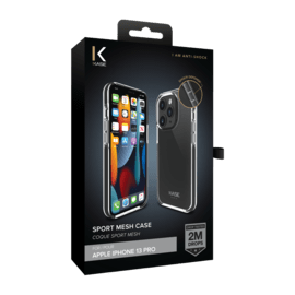 Coque Sport mesh pour Apple iPhone 13 Pro, Noir de jais