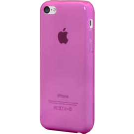 Coque slim invisible pour Apple iPhone 5c 1,2mm, Rose Transparent