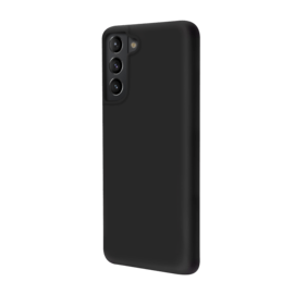 Coque en Gel de Silicone Doux pour Samsung Galaxy S21 FE 5G, Noir satin