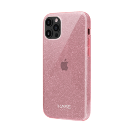 Coque slim&nbsp;paillet&eacute;e &eacute;tincelante pour Apple iPhone 12/12 Pro, Or Rose