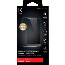 Protection d'&eacute;cran premium en verre tremp&eacute; pour Huawei P8max, Transparent