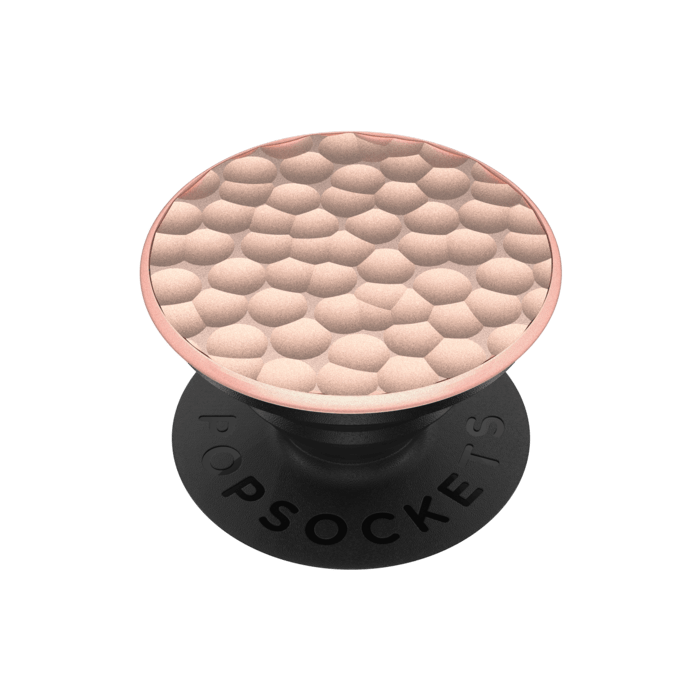 PopSockets PopGrip, M&eacute;tal Or Rose Martel&eacute;