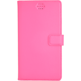 Coque clapet Universelle pour Smartphone (jusqu &agrave; 4.7 pouce), Rose Fandango