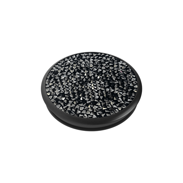 PopSockets PopGrip, Cristal Noir de Jais Swarovski