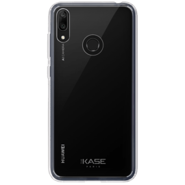 Coque hybride invisible pour Huawei Y7 2019, Transparent