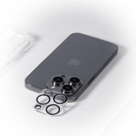 Protecteur d'objectif d'appareil photo en cristal acrylique pour Apple iPhone13 Pro/13 Pro Max, transparent