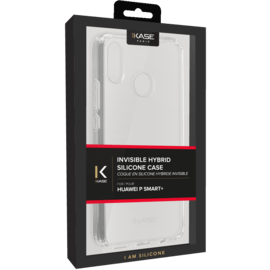 Coque hybride invisible pour Huawei P Smart+, Transparent