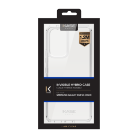 Coque hybride invisible pour Samsung Galaxy A53 5G 2022, Transparente