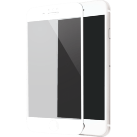 Protezione dello schermo in vetro temprato completo per iPhone 6 / 6s / 7/8, Bianco