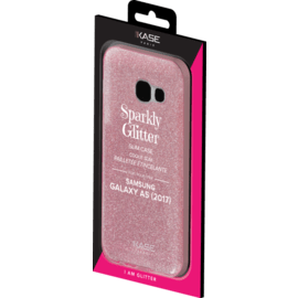 Coque slim&nbsp;paillet&eacute;e &eacute;tincelante pour Samsung Galaxy A5 (2017), Or Rose