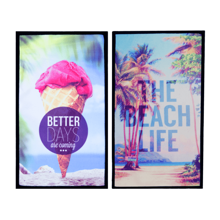 Chiffon de nettoyage en microfibre avec pochette (Paquet de 2)